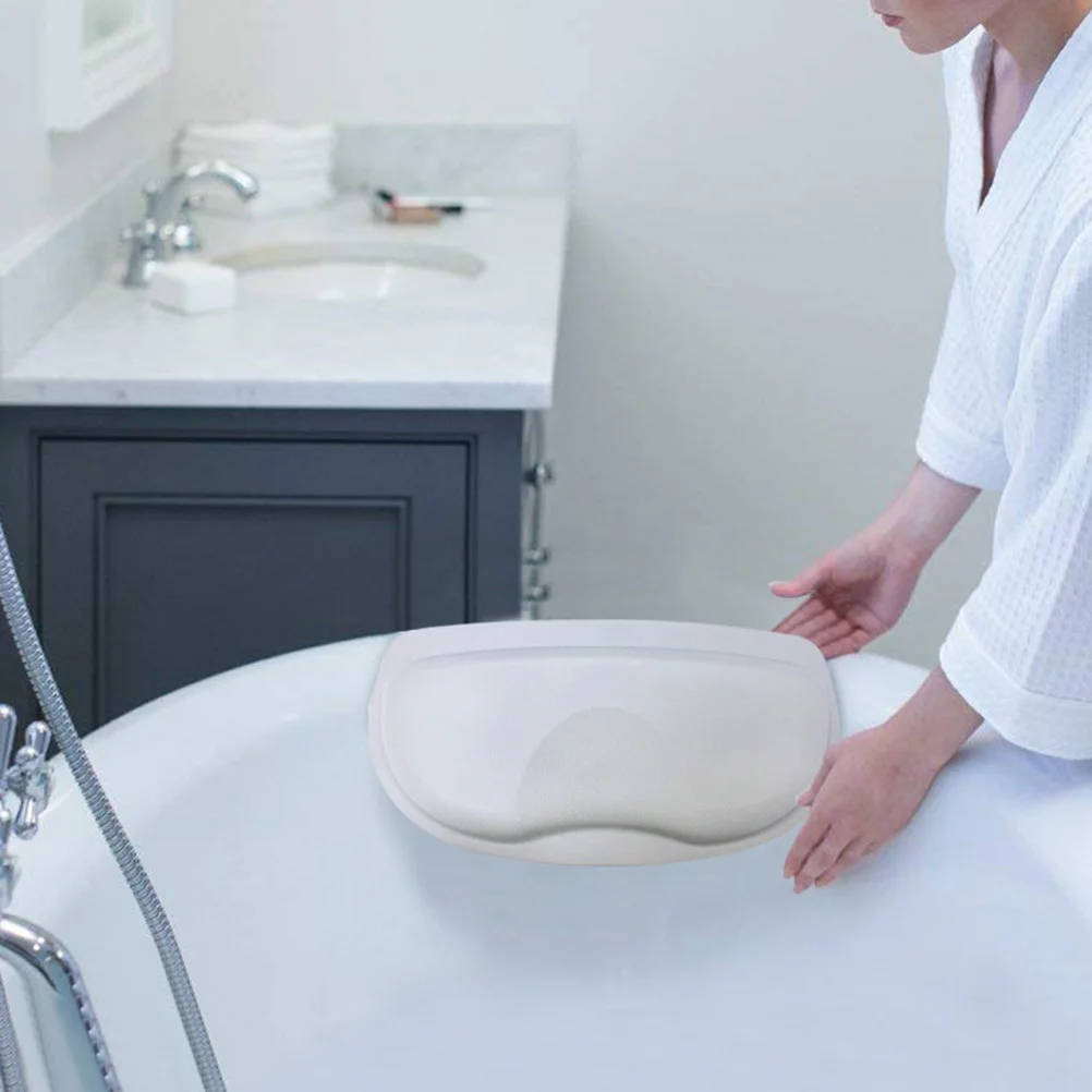 

3D Tub Headrest Non-Slip Spa Massage For Bathtub Home Bathtub Swimming Non-Slip Pillow For Shower Pool Tub Pillow