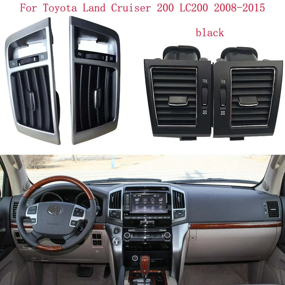 For Toyota Land Cruiser 200 LC200 2008 2009 2010-2015 Grill Car A/C Air Conditioner Outlet Air Fresh Grill outlets Assembly