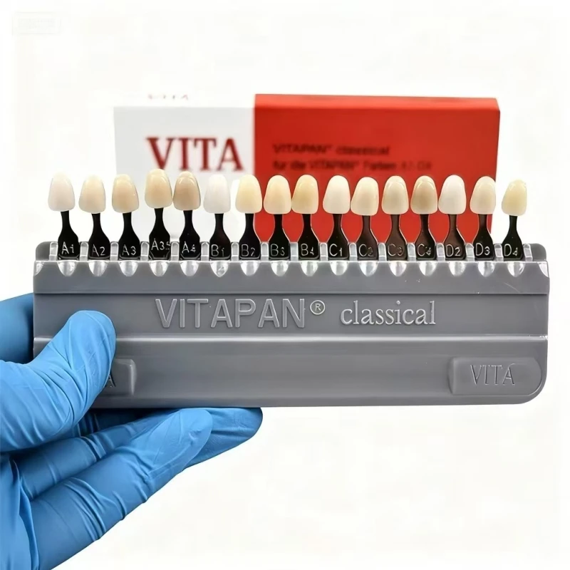 

Палитра цветов зубов (16 оттенков) для отбеливания зубов, фарфоровая, VITA Pan Classical Guide, модель для определения цвета зубов, колориметрическая пластина
