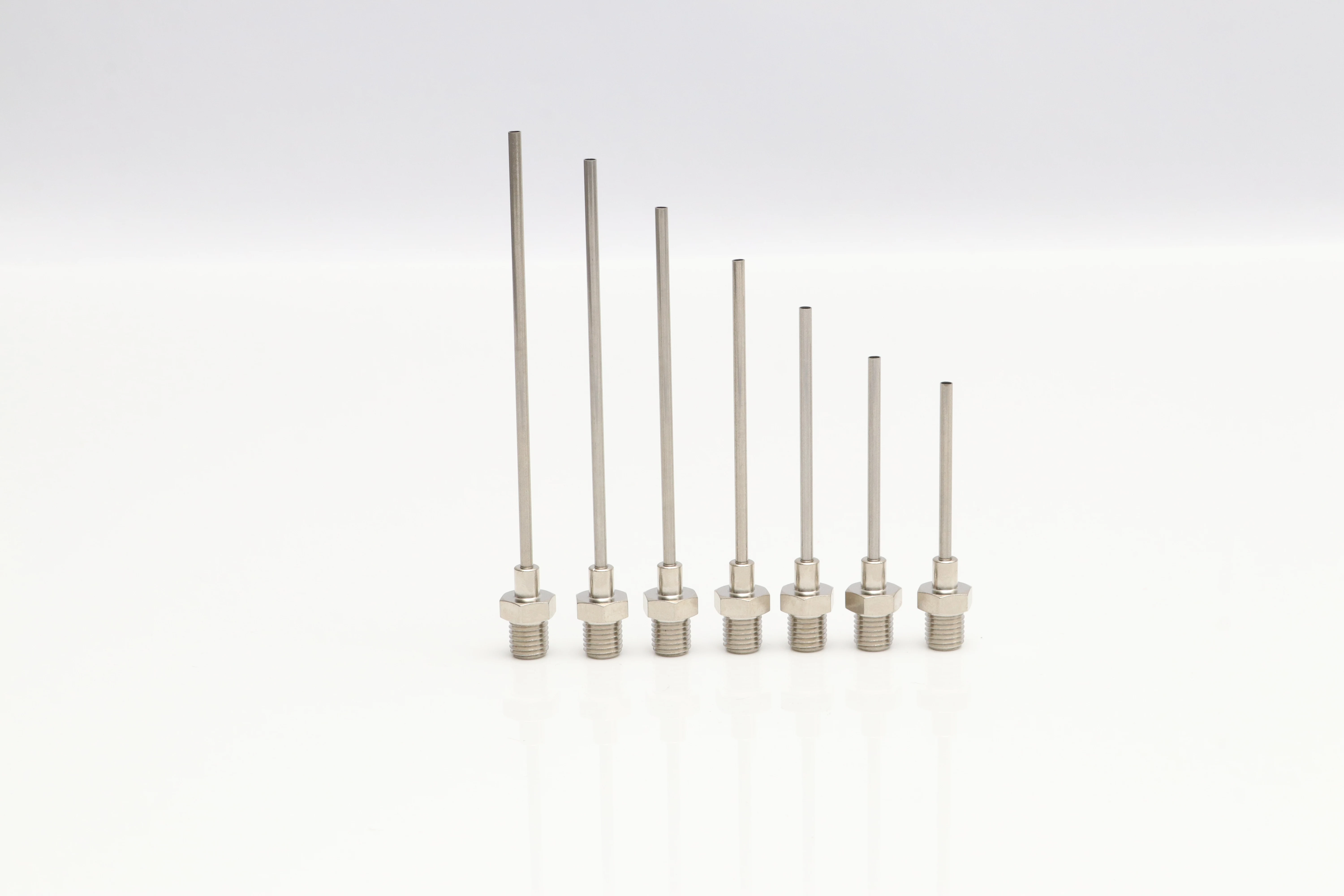 M8 * 1 model  stainless  metal needle distributor, adhesive adapter, pneumatic adhesive accessories, spray needle tube
