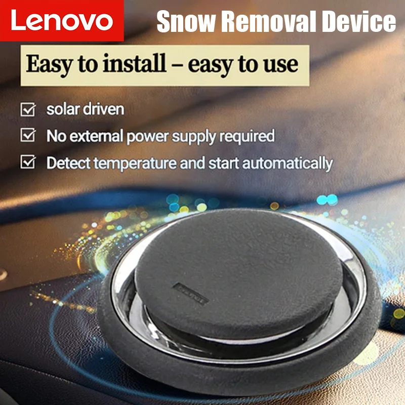 

Lenovo Car Ice Remover Device Solar Power Supply Melting Snow Prevent Freezing Efficient Deicing Tool For Windshield For Winter