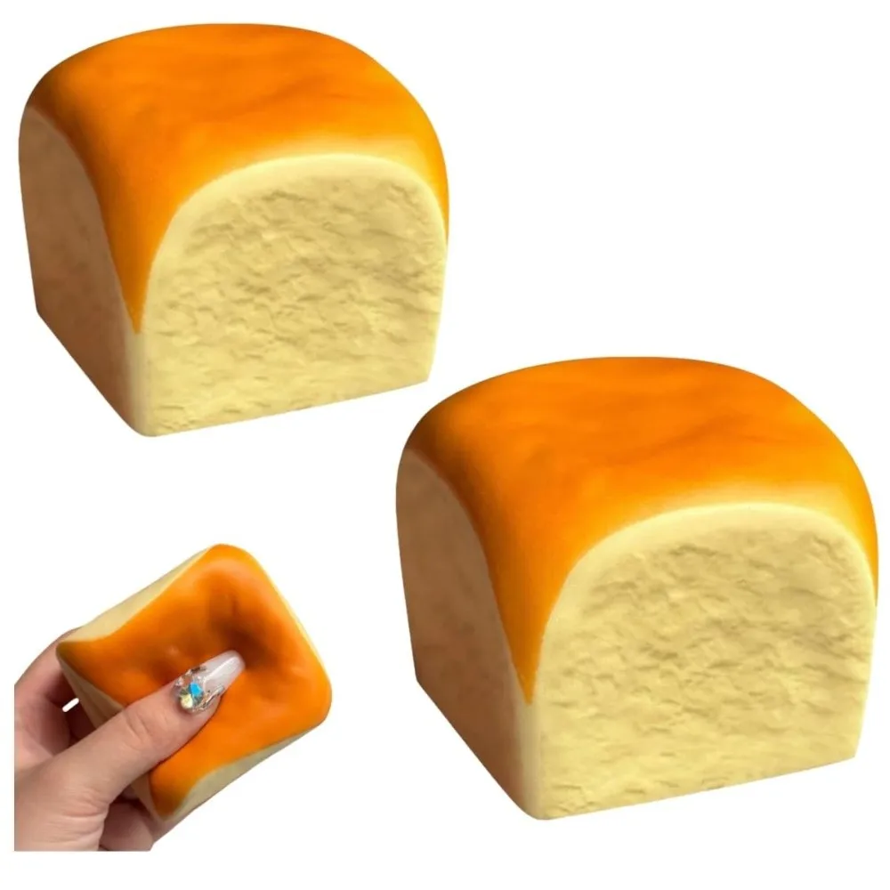 Gifts Soft Hawaiian Bread Squeeze Stress Relief Squishy Pinch Le Calming Squishes Fidget Fluffy Home Decoration