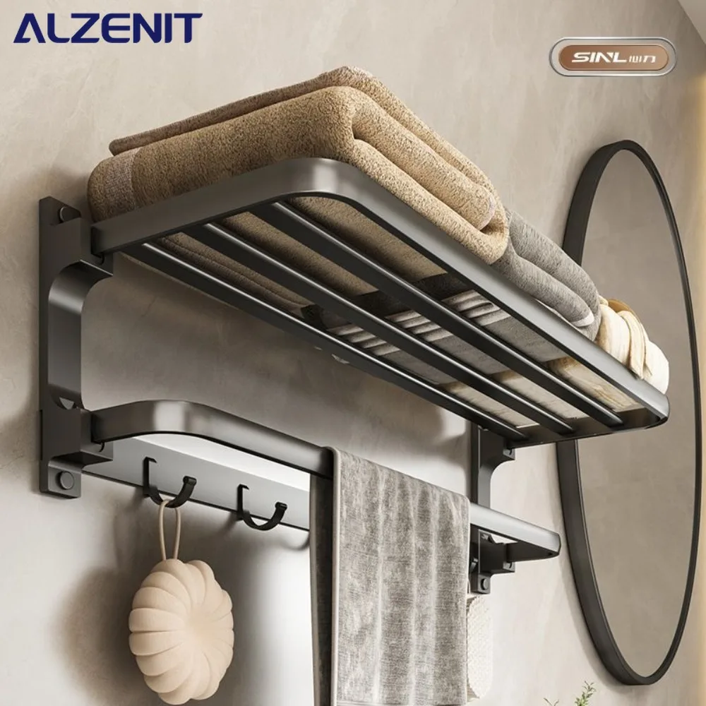 Gun Gray Towel Rack… - image