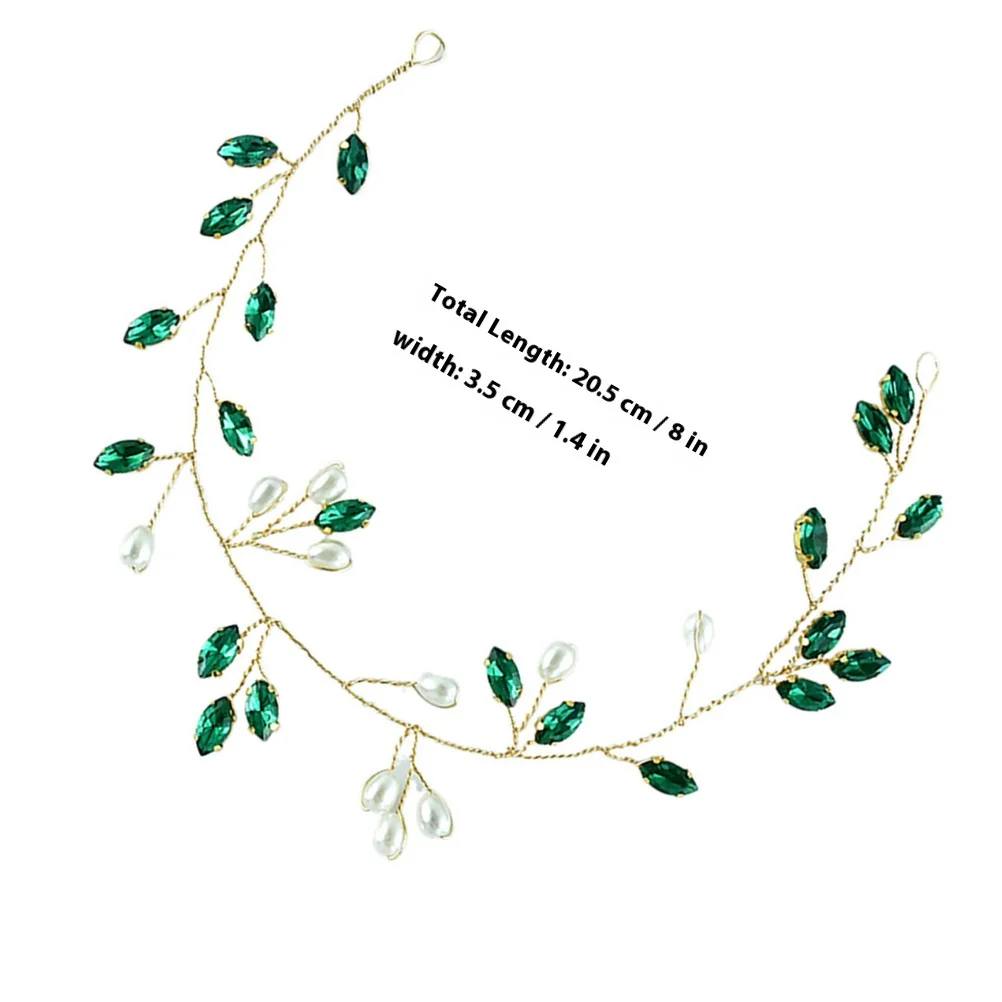 إكسسوارات شعر مزخرفة من حجر الراين واللؤلؤ واللؤلؤ لحفلات الزفاف للنساء وحفلات العروس وحفلات التخرج وأسلوب أنيق #3