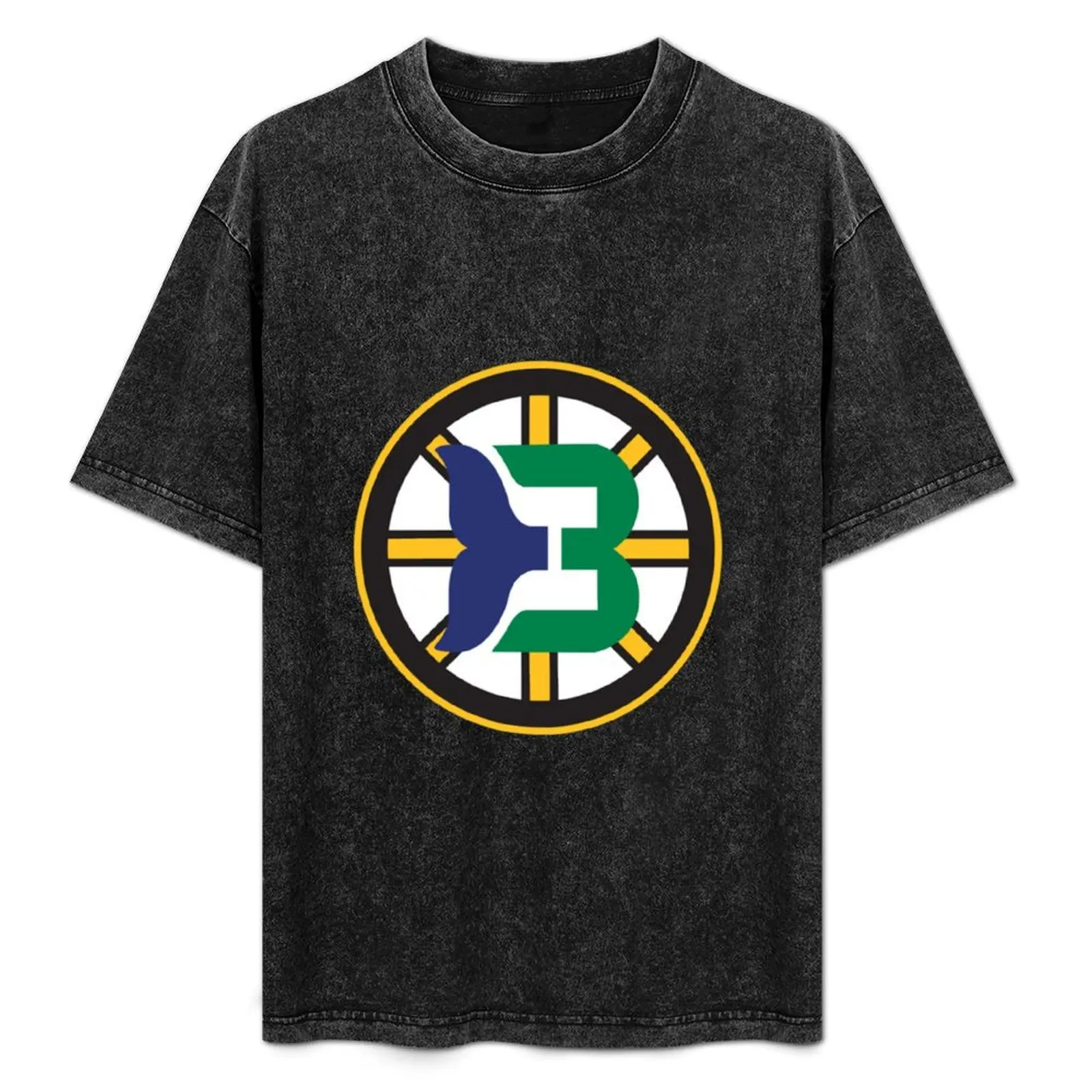

Boston Whalers Logo Mashup T-Shirt Basic Plain Short Sleeve Crew Neck Tee