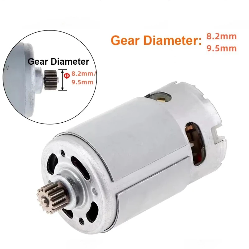 RS550 DC Motor 21V14 Tooth AA Grade Suitable for Single Hand Saw Mini Saw Electric Chain Saw Motor
