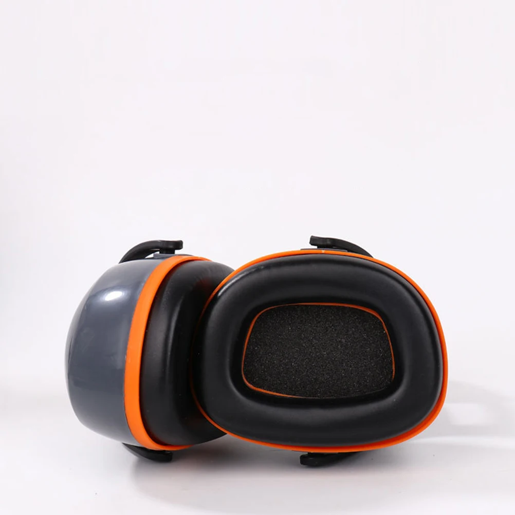 

Noise Cancelling Ear Muffs Headphones Stereo Sound Professional Insulation Cotton Drummer ange Grey Lightweight Portable