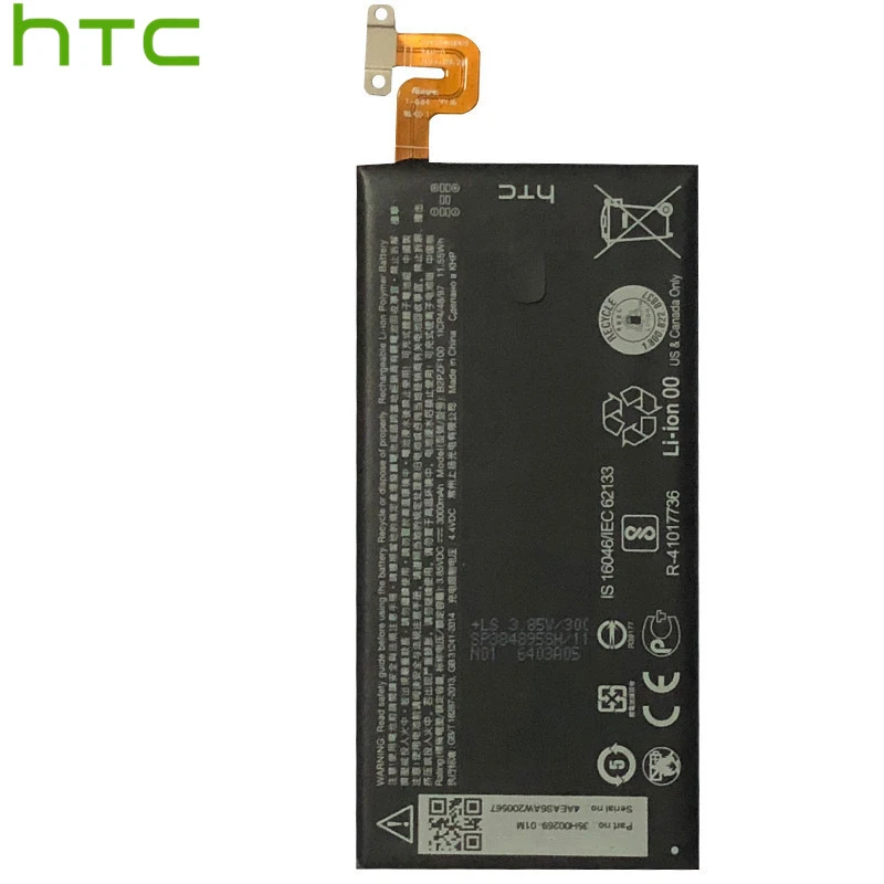 100% Original HTC Good quality High Capacity B2PZF100 phone battery For HTC Ocean Note U-1w U Ultra U-1u 3000mAh +Gift Tools