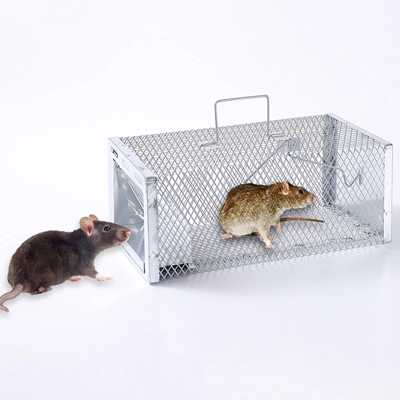 1PC Multi-Catch Rodent Mouse Trap Rat Trap Cage Pest Control All Mice And Rat Can Fit In Mice Rodent Catcher Rat Trap Cage