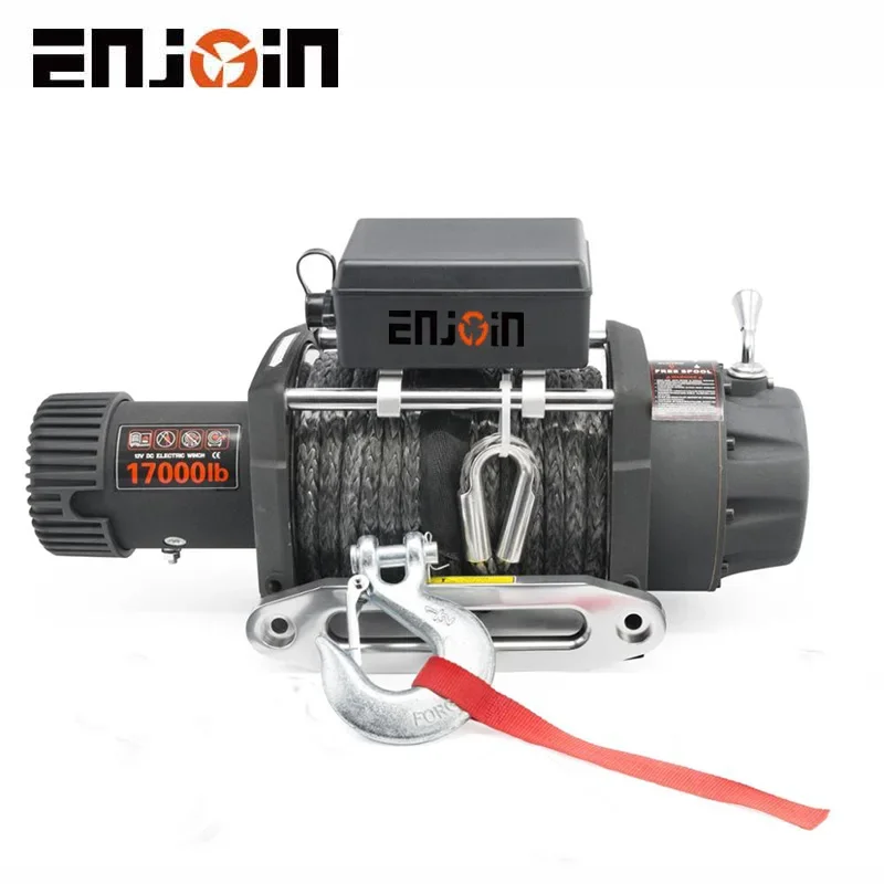 ENJOIN Portable Synthetic Waterproof Electric Winch