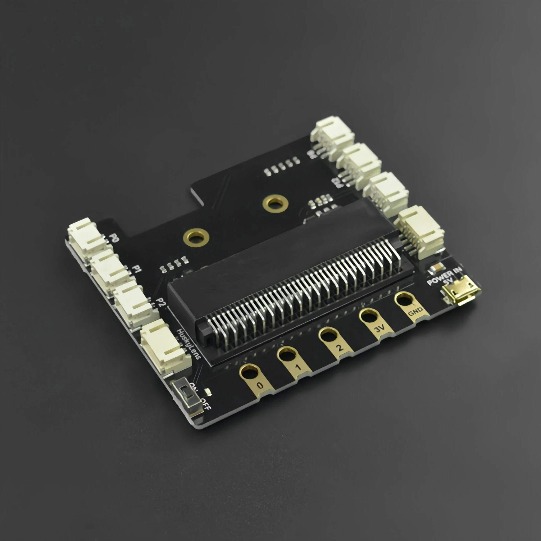 

Плата расширения micro:bit Boson 6x3-Pin I2C с интерфейсом Huskylens для датчиков гравитации