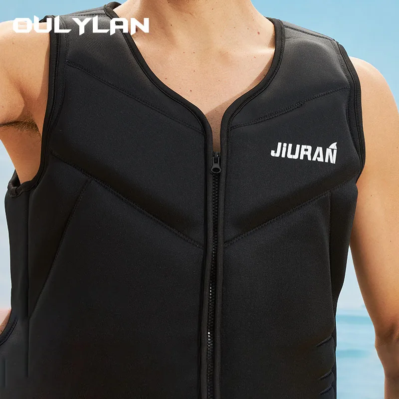 Oulylan Jacket Sport Adult Kid Life Vest Clothes Neoprene Life Jacket Fishing Vest Water Swim Skating Ski Rescue Boats Drifting