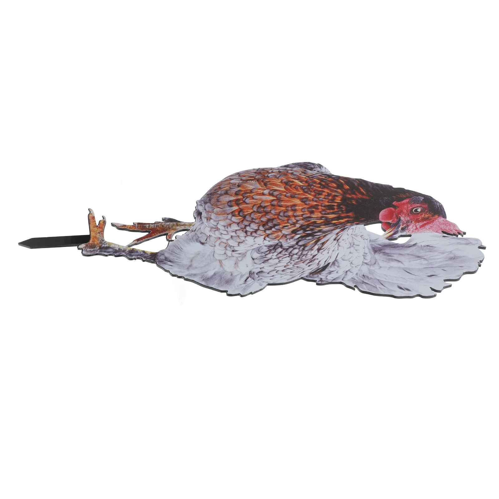 

Outdoor Chicken Yard Hen Stake Weather-Resistant Lawn Decoration Resin Rooster Garden Ornament Rooster Yard Stakes