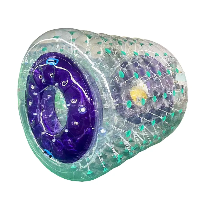 Popular Game Inflatable Water Roller Ball Wheel Floating Inflatable Balls Game Inflatable Roller Tube