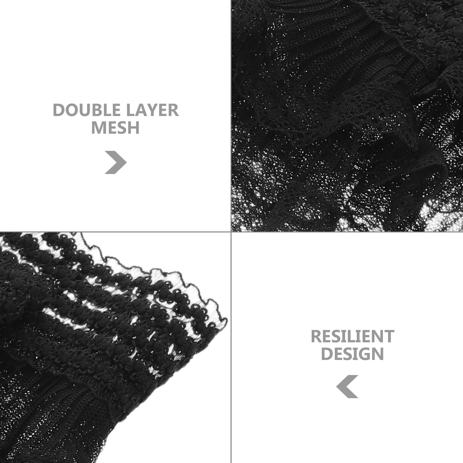 2 قطعة الأصفاد الزخرفية النسائية الدانتيل متوهج كم ملحقات انفصال شبكة كشكش الكفة القبعات العالية للبلوزات فساتين كم وهمية