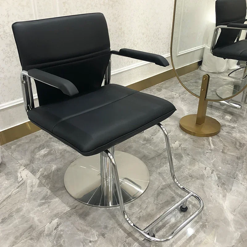 Internet celebrity barber shop chair hair salon hair salon special simple lift hair cutting seat beauty stool perm dyeing seat