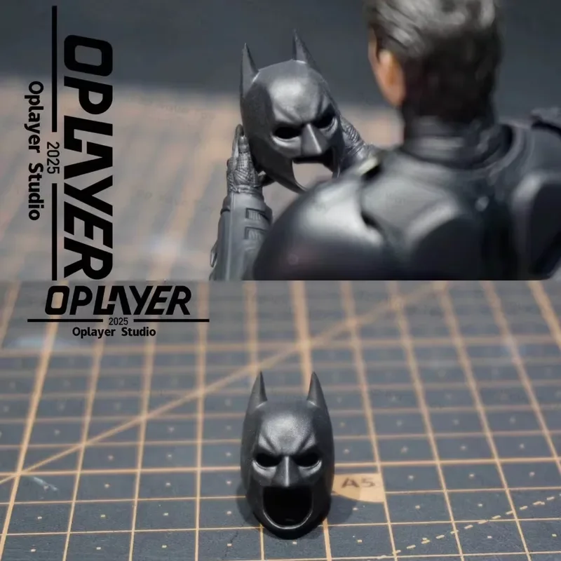 for INART 1/12 The Dark Knight Rises Batman Figure HG M0001 Deluxe Standard Version Empty Helmet Accessories Model Figure view 5