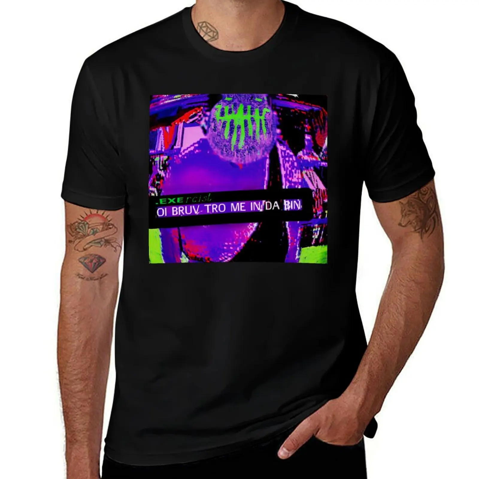 

I Am The Eurotrash Man T-Shirt Street Art Print Tee Shirt