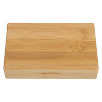 Bamboo Fly Fishing Box 143*94*38mm Wood Color Small Exquisite Micro Slit Foam Keeps Flies Fishing Tackle Lure Bait Case Storage
