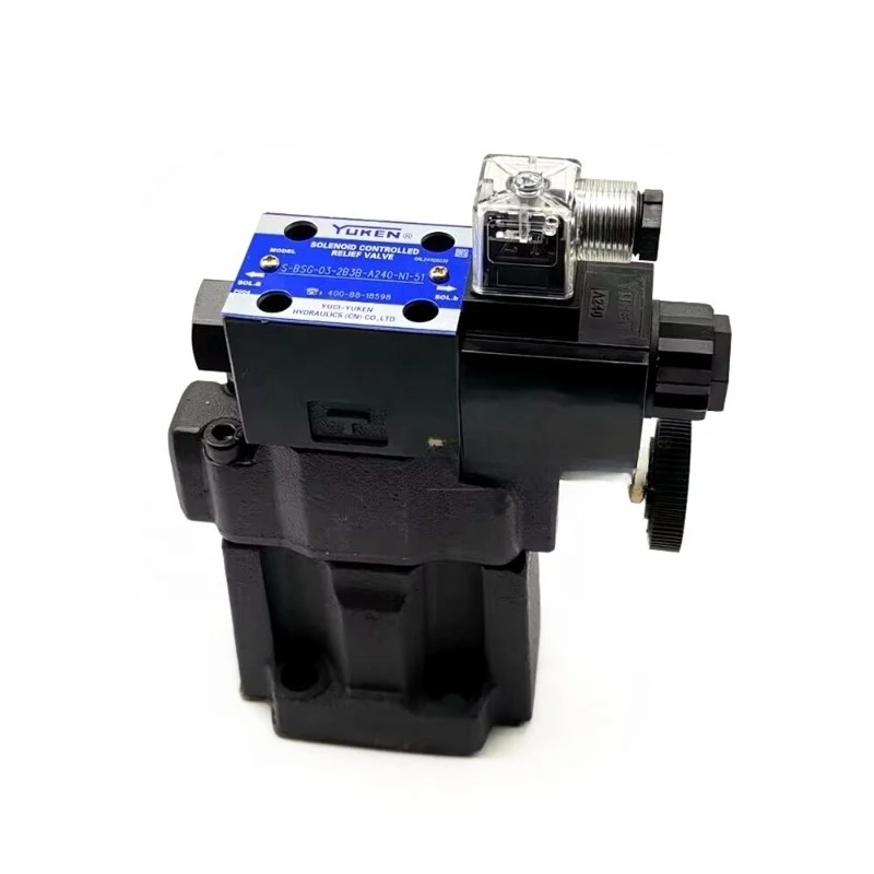 Solenoid safety valve, directional oil research pressure regulator