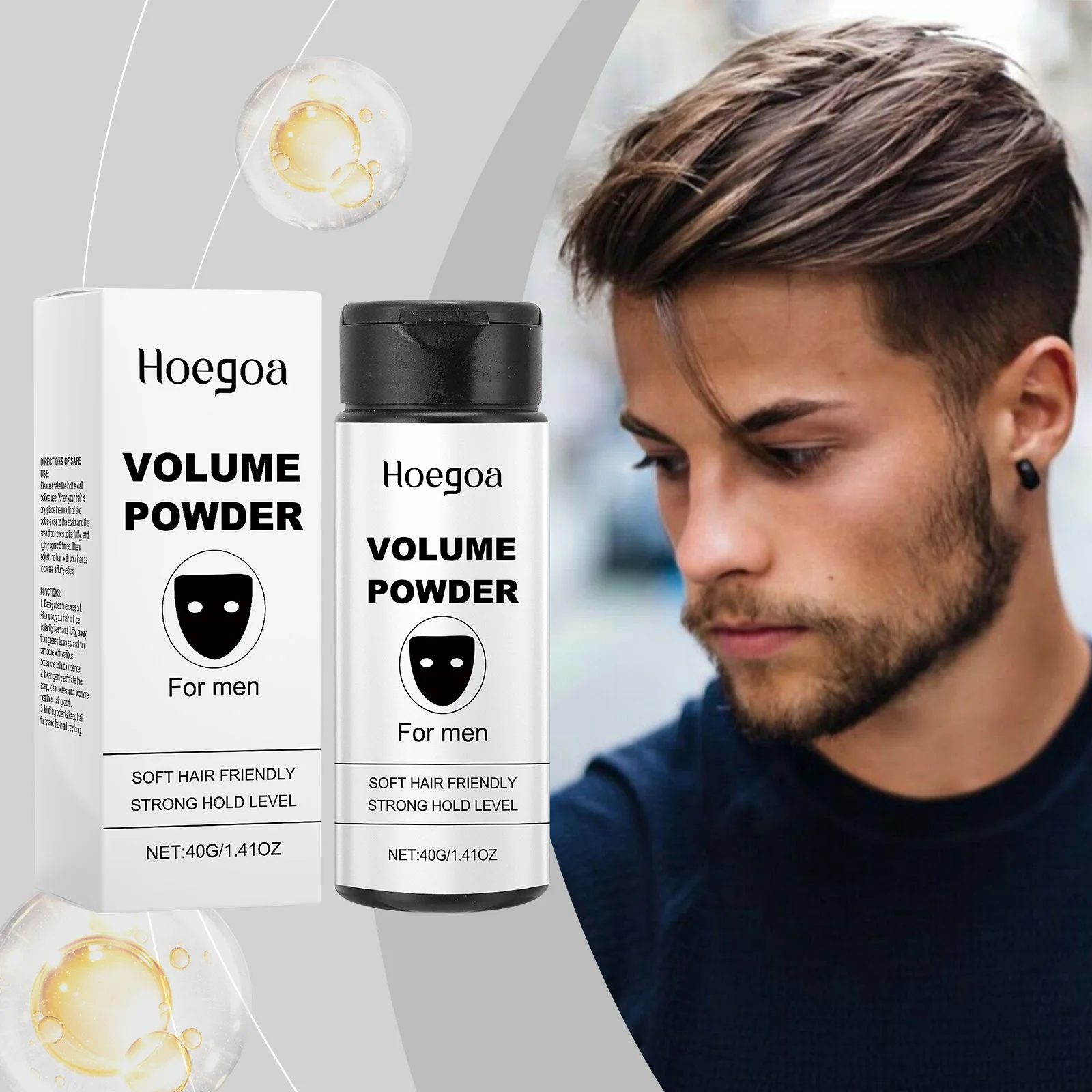 Volumizing & Styling Hair Powder:3-In-1(Oil-Absorbing+Volumizing+Styling)Transf…