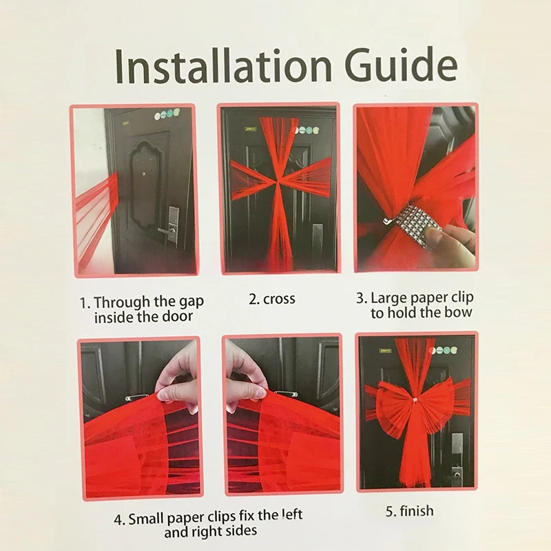 Arc géant arc de mariage fête d'anniversaire noël bricolage décor nœud papillon arbre de noël cheminée maison porte d'entrée décor suspendus ornements