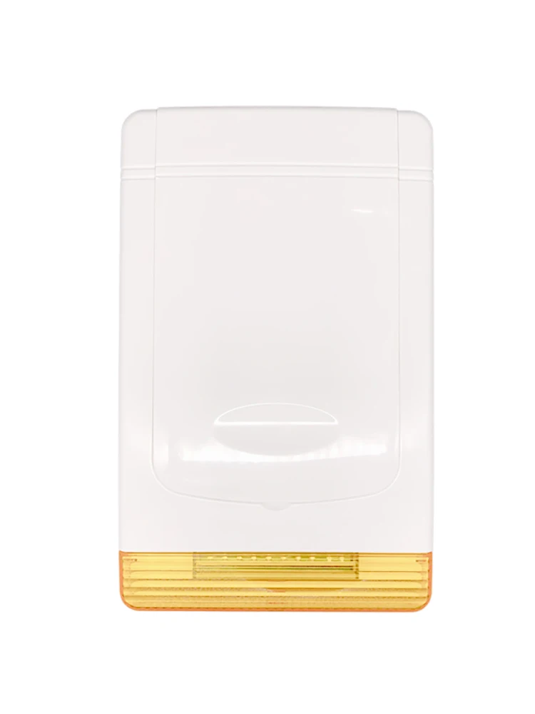 Wired Outdoor Flash Siren Loud Alarm Voice Flashing Light Strobe Siren Horn for House Burglar Alarm System Drive Thief Away