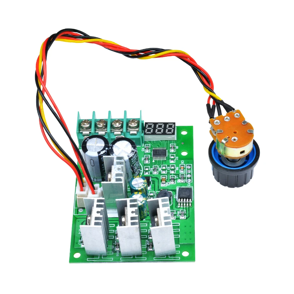 DC 6-60V 30A Voltage Regulator Adjustable PWM Motor Speed Regulator Controller 12V 24V 36V Power Controller