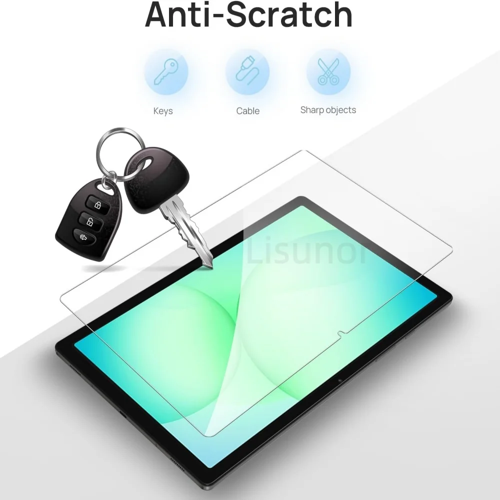 2 PCS 9H Tempered Glass Screen Protector For Samsung Galaxy Tab A11+ A9 Plus 11 Inch Anti Scratch Clear Tablet Protective Film