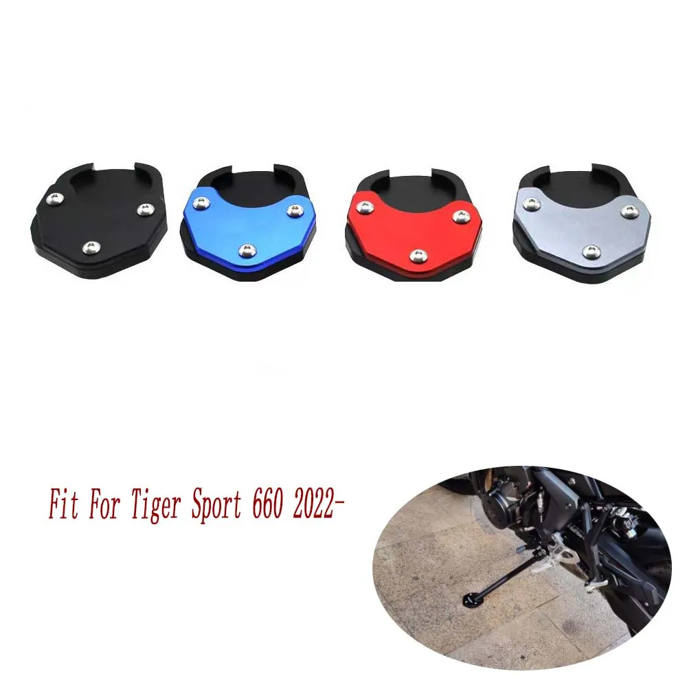 

Fit For Tiger660 tiger660 Tiger Sport 660 2022 Motorcycle Accessories Kickstand Foot Side Stand Enlarger Pad & Valve Caps