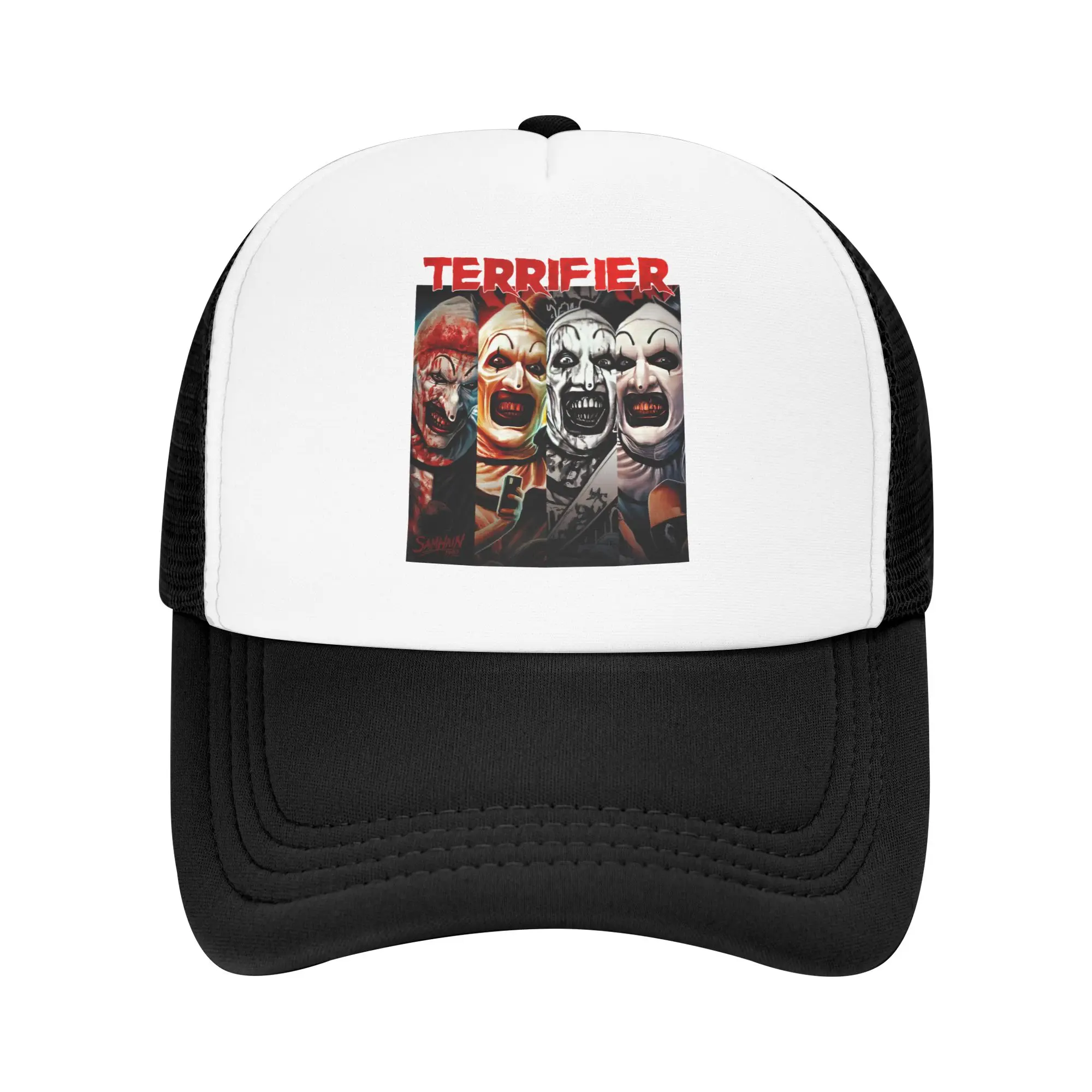 Gorra de Béisbol Ajustable Unisex Punk de Terror con Diseño de Payaso de Halloween de la Película Terrifier para Adultos, Gorra de Camionero para Hombres y Mujeres, Gorra de Papá para Exteriores
