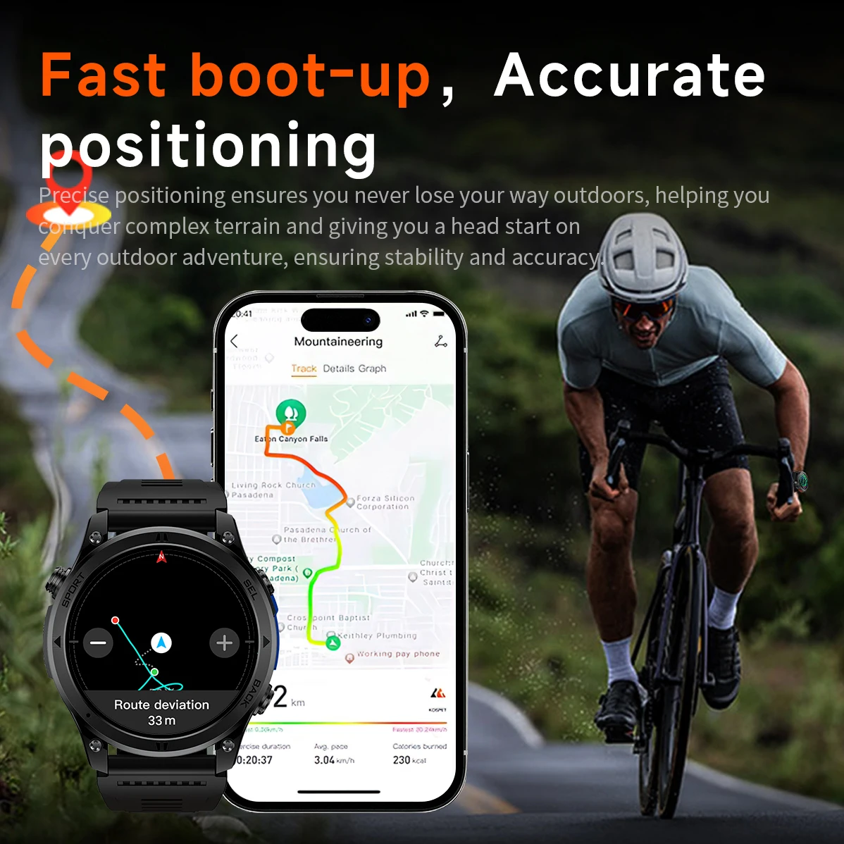 Męski smartwatch 2026 T-Rex3 P – Outdoor Lighting Ip Rating recenzja i cena