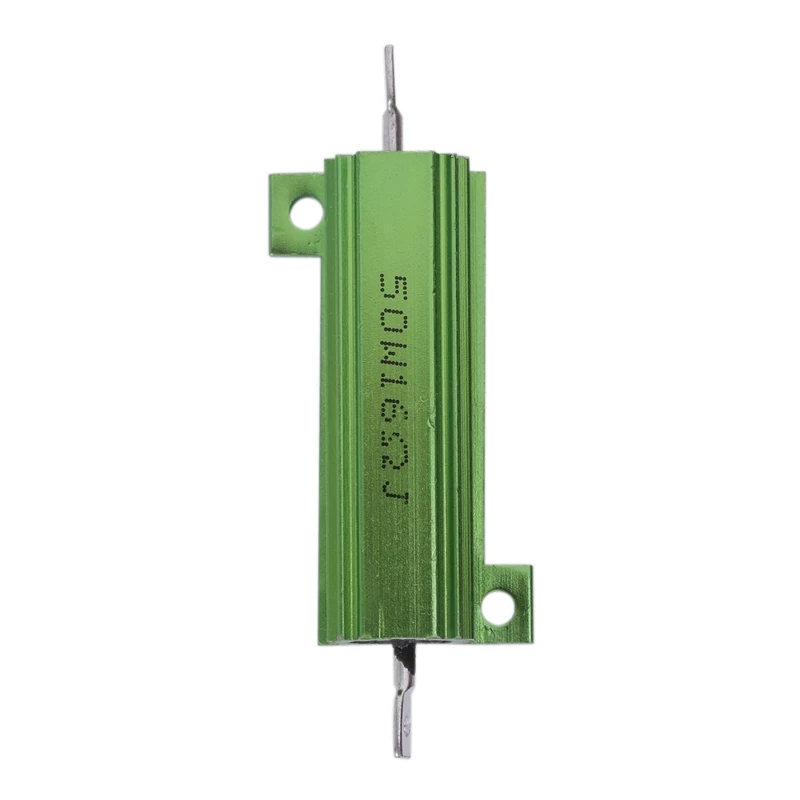 4Pcs Chassis Mount Green Wirewound Aluminium Housed Resistor - 2 Pcs 50W 16 Ohm & 2 Pcs 25W 30 Ohm