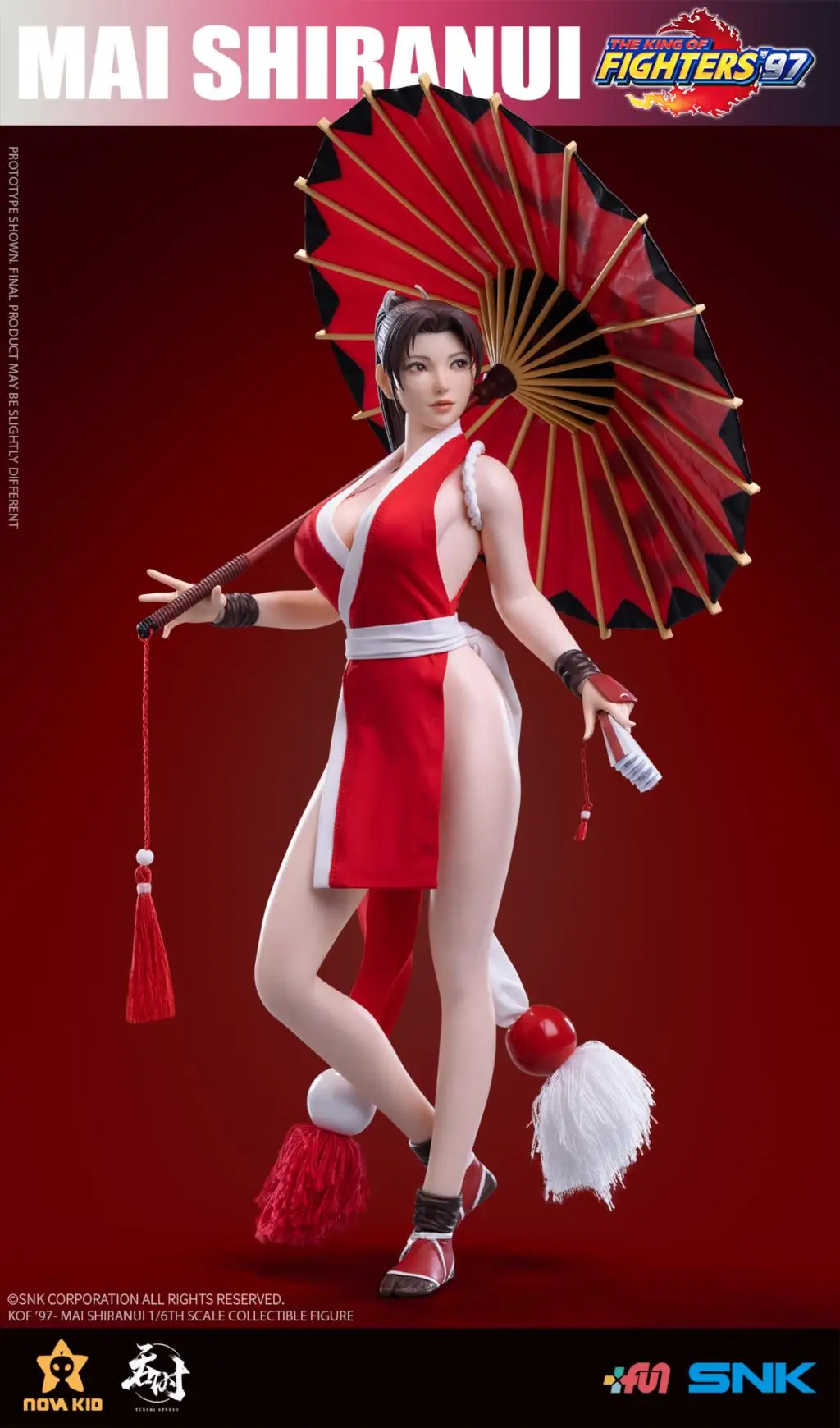 [IN VOORRAAD] SNK Copyrighted Autorisatie King of Fighters 97 Mai Shiranui TS-XZZ-002 Action Figure Speelgoed Met Doos