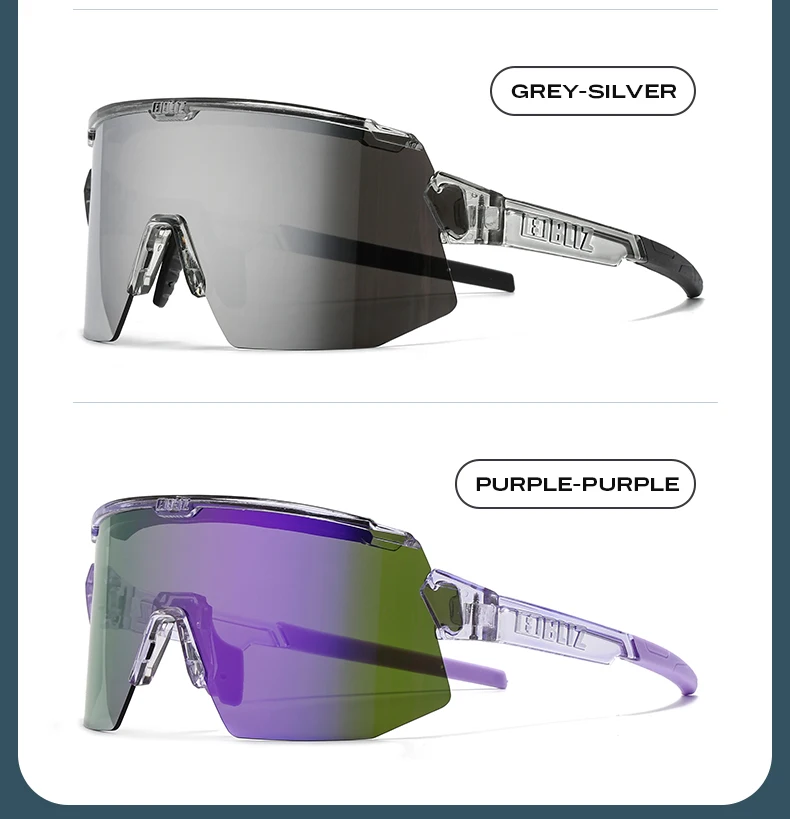 B BLIZ Breeze Premium Fahrradbrille UV400 – 2 HD-Linse, Unisex-Sportsonnenbrille für MTB, Rennen, Angeln, Laufen, Fahrradbrille – Detail 18