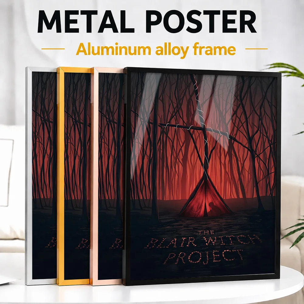 The Blair Witch Project Framed Metal Print Customized Dark Horror Tribute Wall Art Ideal For Thriller Collectors In Home Theater