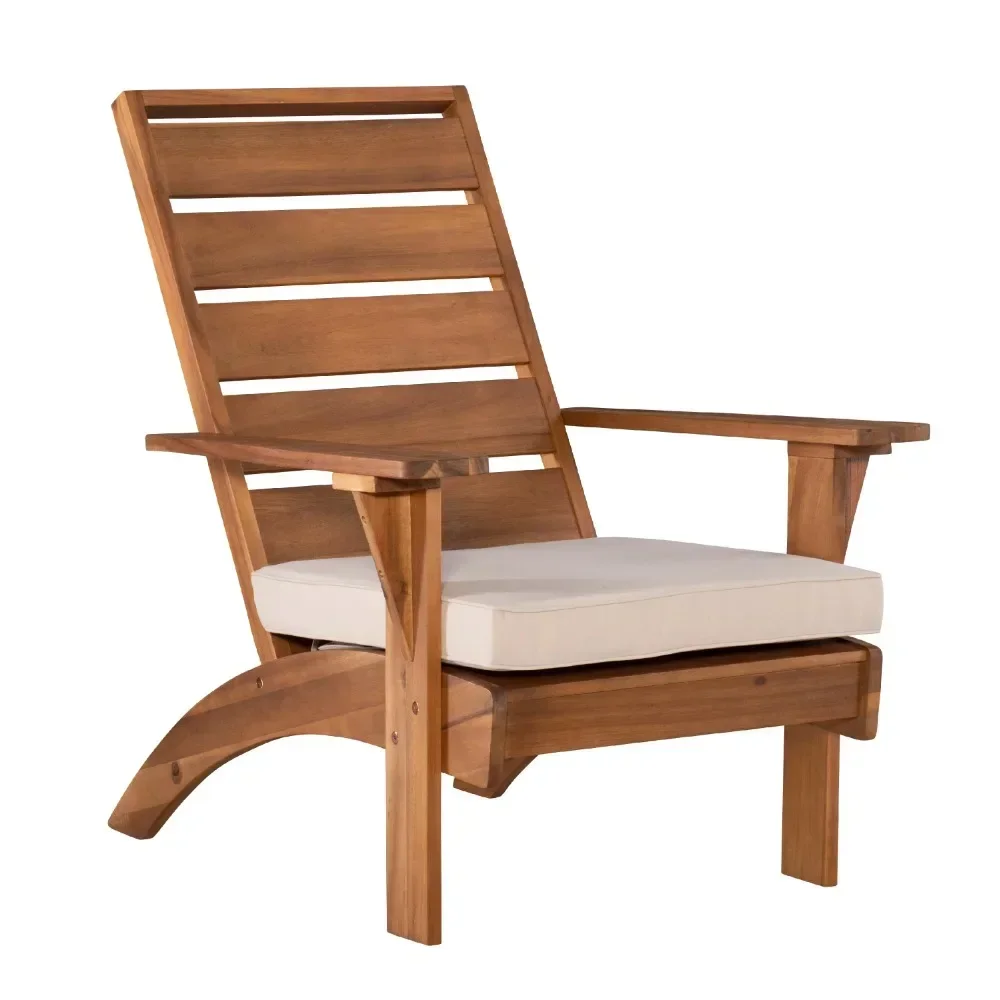 Chairs,  Outdoor Acacia Wood  Chair with Cushion, Garden Chairs