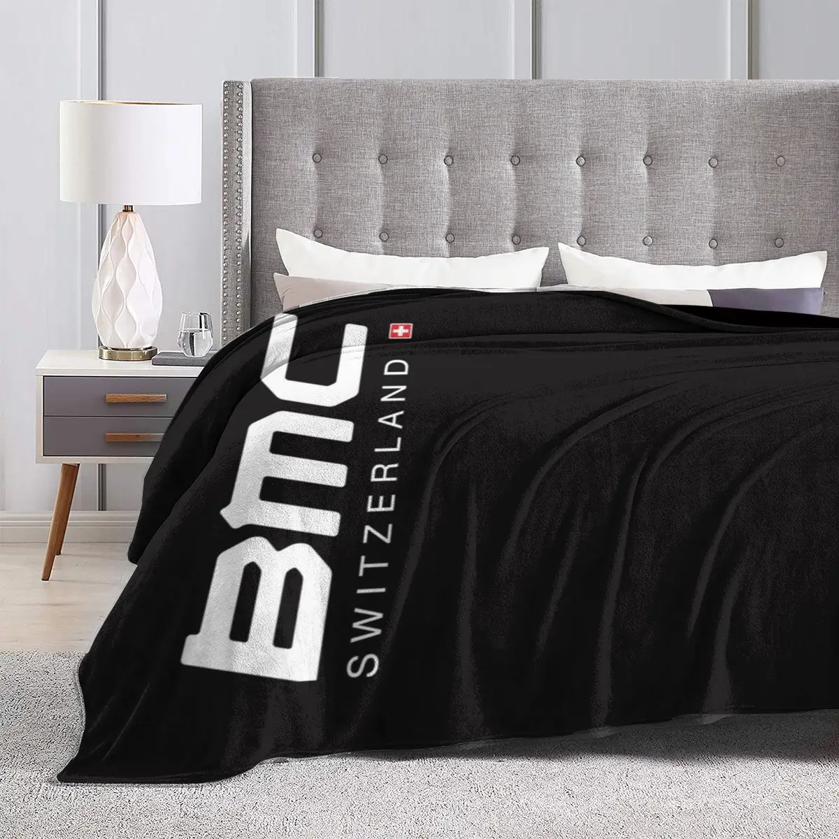 BMC Switzerland Bikes Blankets Soft Warm Flannel Throw Blanket Bedspread for Bed Living room Picnic Travel Home Couch