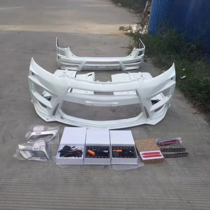 

Large enclosed front bumper rear bumper for car modification