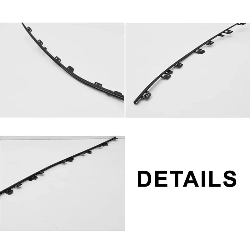

3Pcs/Set Car Front Bumper Trim Strips Fit For Mercedes-Benz W206 C180 C200 C220 C260 2022+ A2068855702, A2068854102, A2068854202
