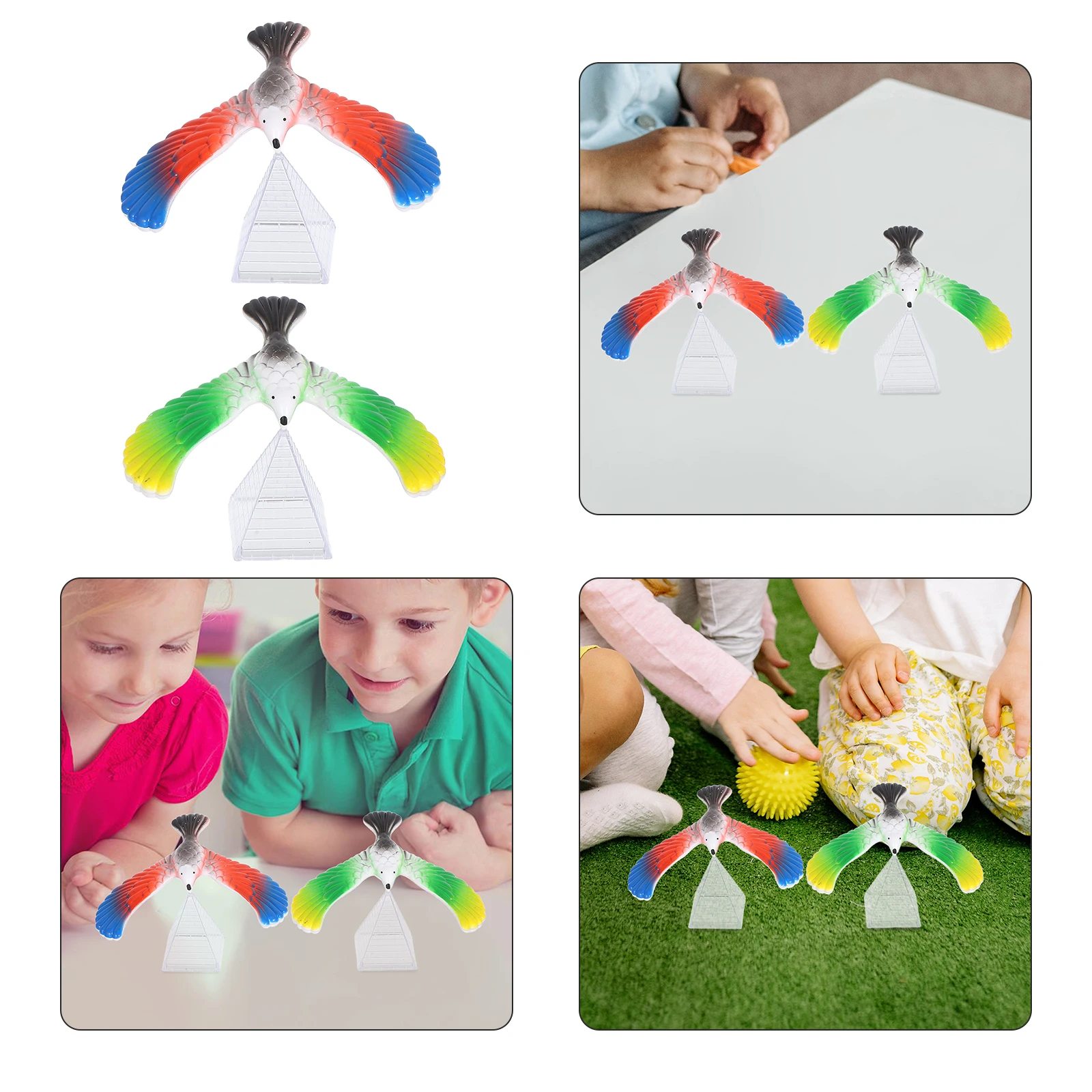 

8 Pcs Balancing Eagle Toy Balance The Bird Birds Toys for Toddlers Finger Child
