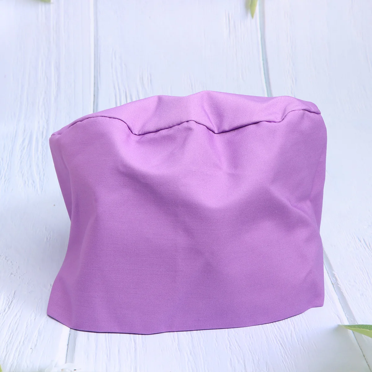 

1 шт., хирургическая шапка, хлопковая дышащая пылезащитная моющаяся медицинская рабочая шапка для врача, медсестры, косметолога, женщин и мужчин, фиолетовая