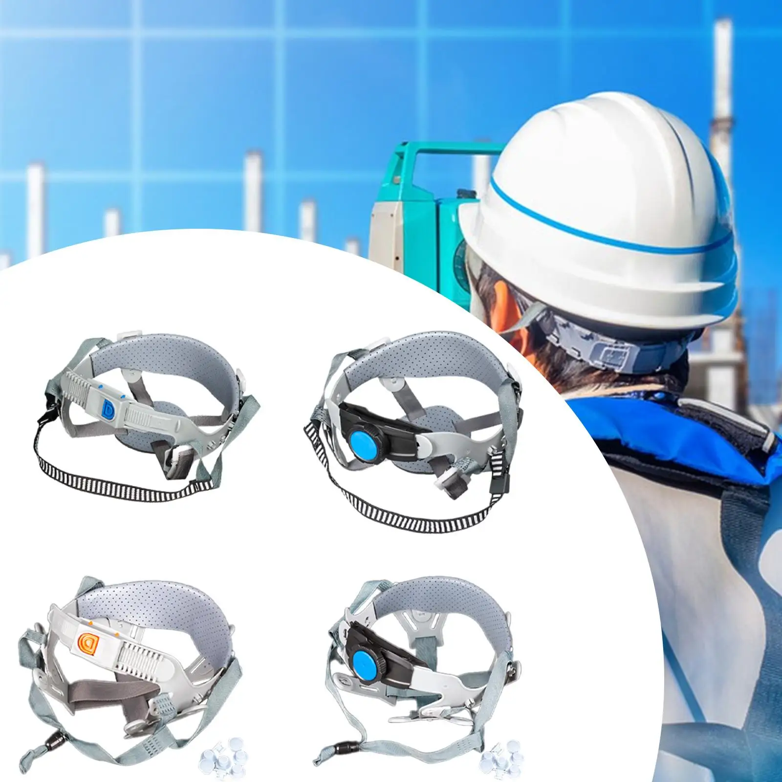 Hard Hat Replacement Suspension Comfortable Safe Helmet Liner Hard Hat Accessories Hard Hat Liner for Construction Projects