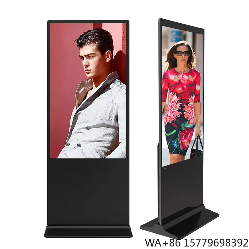 High Brightness Indoor Advertising LED Screen for Retail Store & Shopping Mall Wayfinding with Cloud-Based CMS and Touch Screen