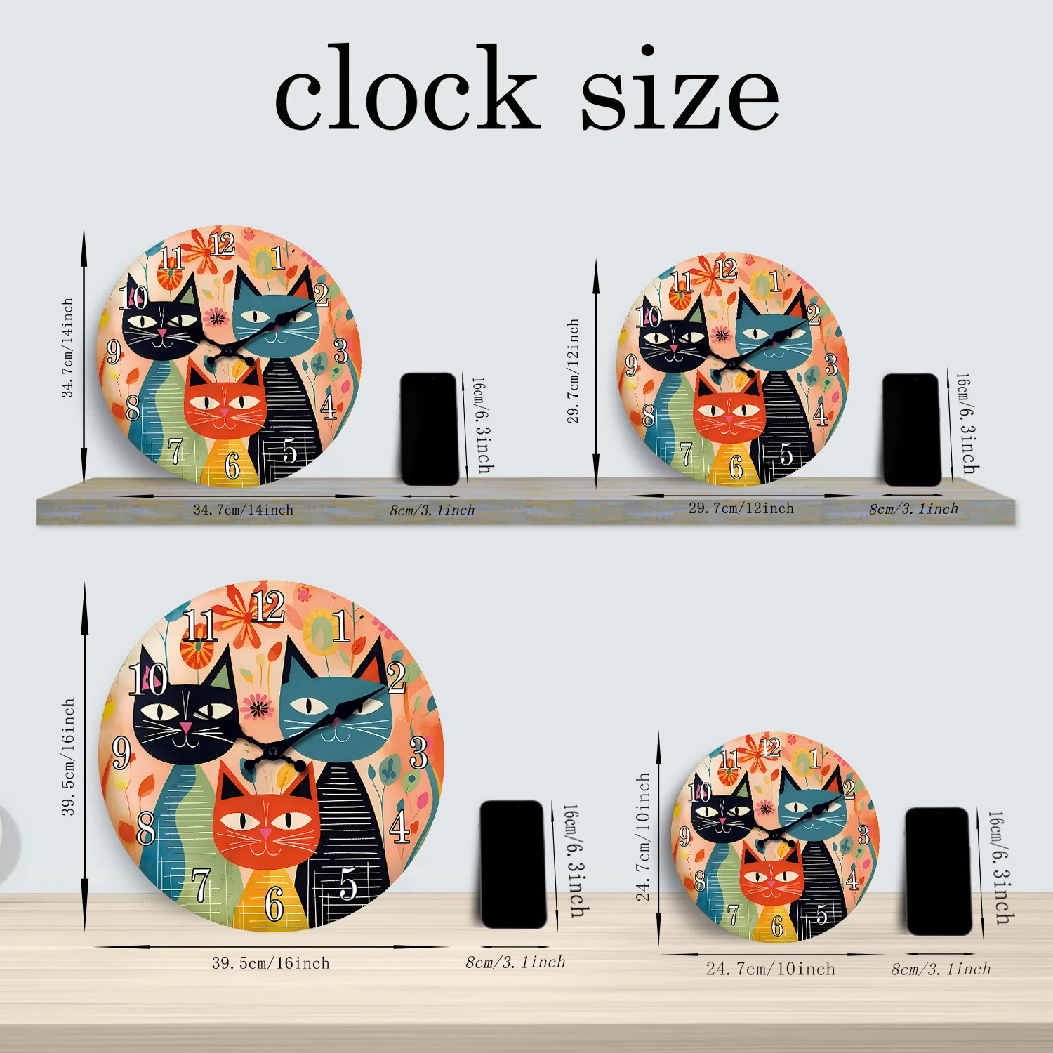 Thumbnail 3 - #56 Best Large Decorative Wall Clocks to Buy In 2026