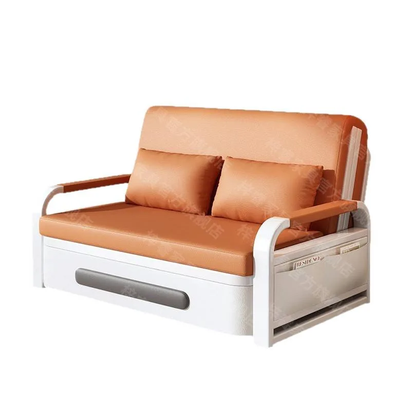 CX single integrated living room balcony dual-purpose folding sofa bed small apartment multi-functional telescopic bed