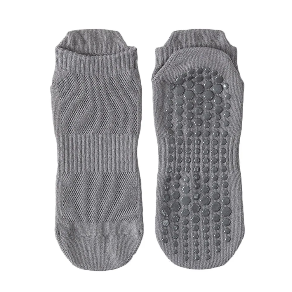 

Casual Cotton Pilates Socks Breathable Non-Slip Yoga Socks Elastic Sweat-absorbing Sport Socks Men