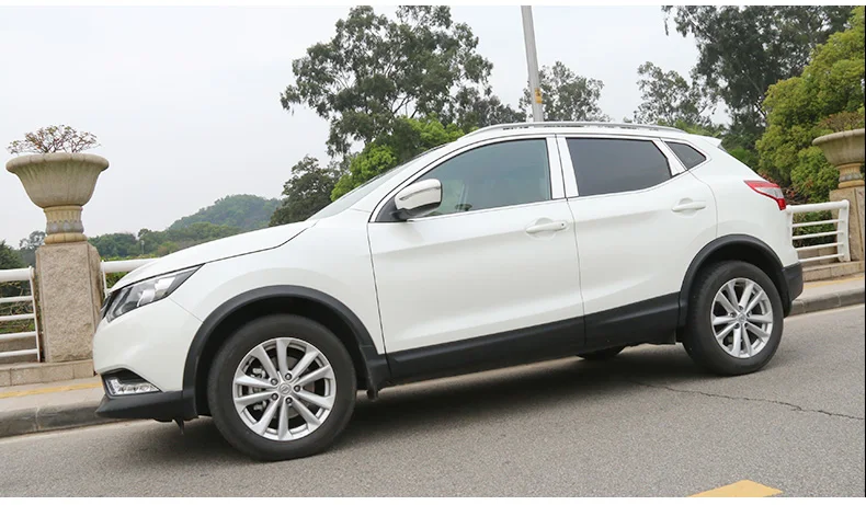 

Stainless steel window trims garnish pillar middle column trims car accessories for Nissan Qashqai 2016 2017 2018 2019