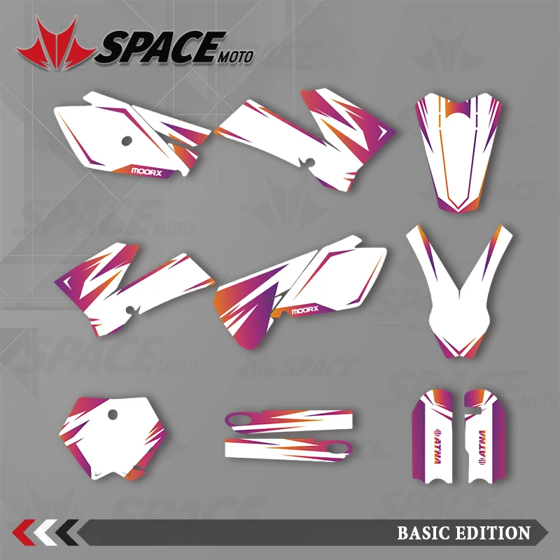 

SPACE MOTO For KTM 03-12SX85 Graphics Background Decals Stickers Motorcycle