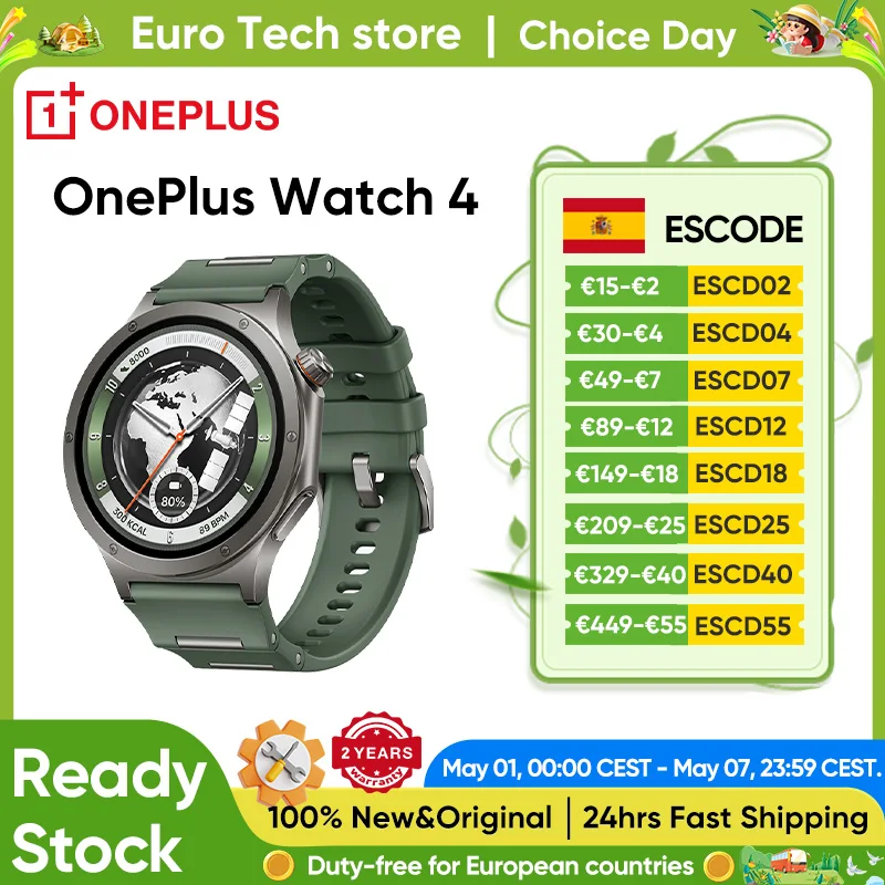 Reloj Inteligente OnePlus Watch 4